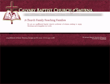 Tablet Screenshot of calvarysmyrna.com